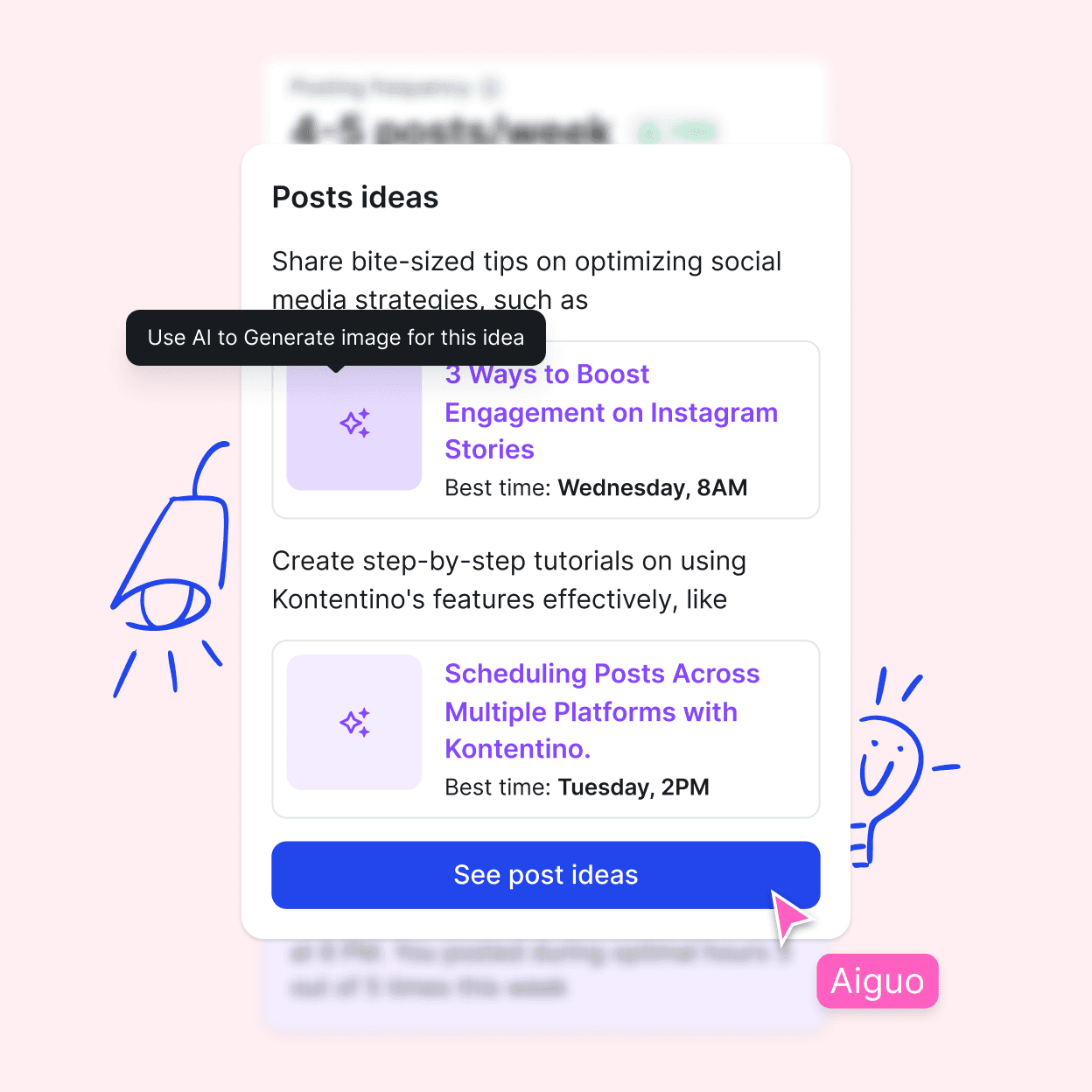 Generator ideja za objave