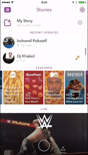 Snapchat Stories Preview - Kontentino Behind the scenes